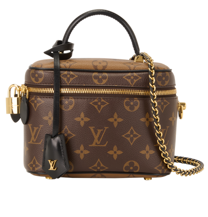 Vanity PM, &pound;1,600, Handbags, Brown, Canvas, Front view